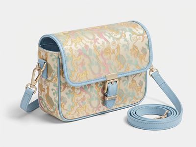 Shu Brocade Ancient-Auspicious-Beast Messenger Cross-body Bag
