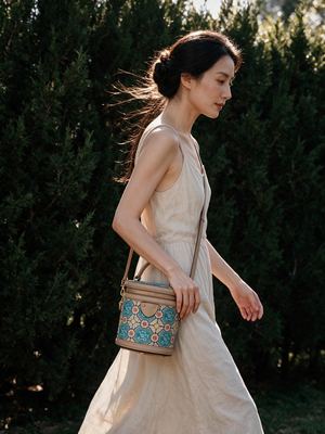 Silk-Road Blooms Woven in Brocade