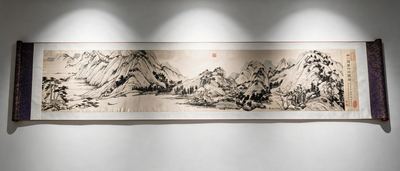 Shu-Brocade Dwelling in the Fuchun Mountains・Legendary Chinese Landscape Scroll